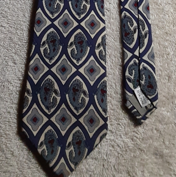 Daniel Fasson hand made mens silk tie - Picture 1 of 2